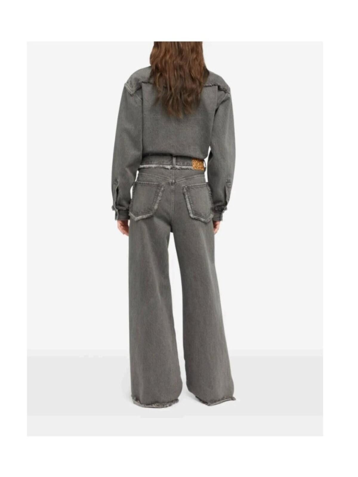 Alanui Alanui Made in Italy Free Horizons Jeans Grey Size 26 Size 26" / US 2 / IT 38 - 3 Thumbnail