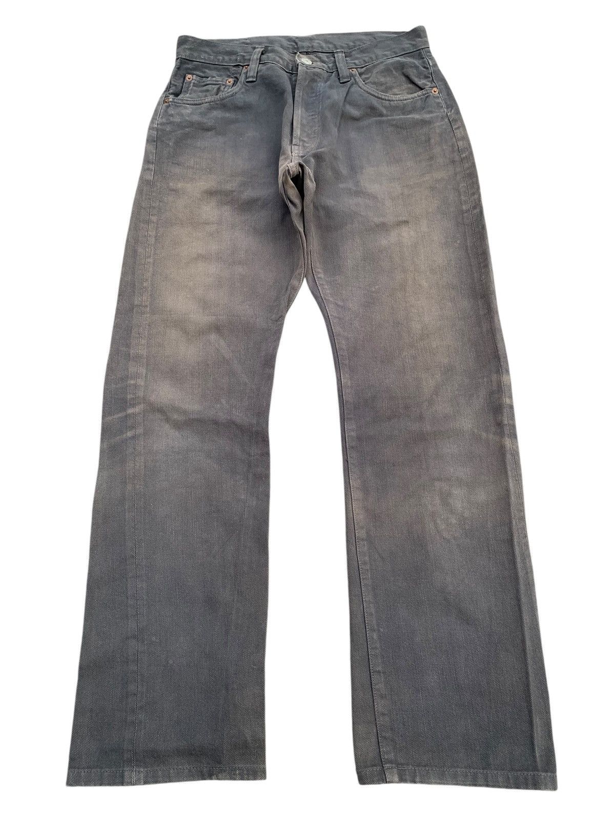 Johnbull VINTAGE JOHNBULL SELVEDGE SUNFADED JAPANESE DISTRESSED DENIM Size US 30 / EU 46 - 3 Thumbnail