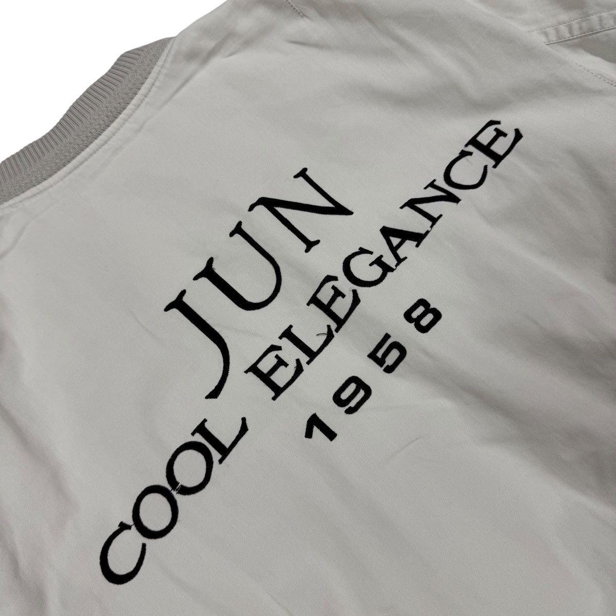 If Six Was Nine Vtg🔥Jun Men Designer Embroidery *JUN COOL ELEGANCE*Bomber Size US M / EU 48-50 / 2 - 10 Thumbnail