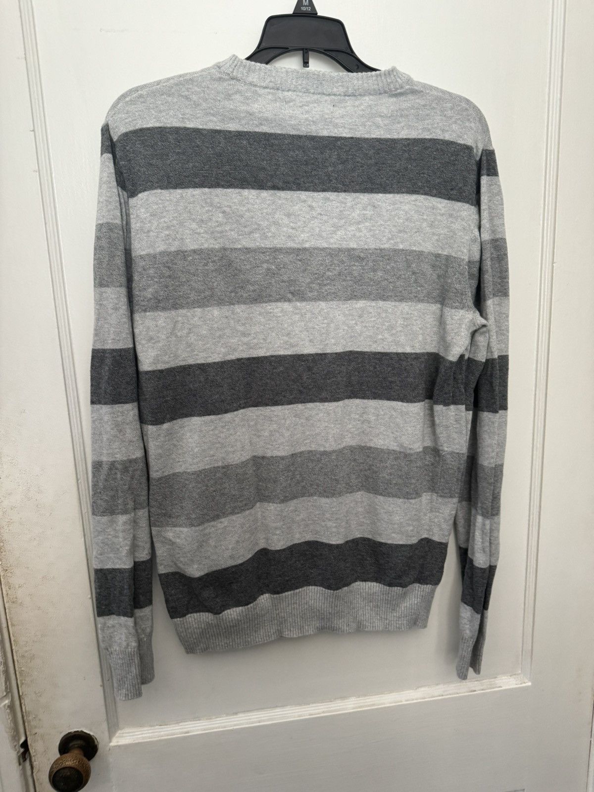 Vintage Grey Striped Sweater (medium) Size US M / EU 48-50 / 2 - 2 Thumbnail