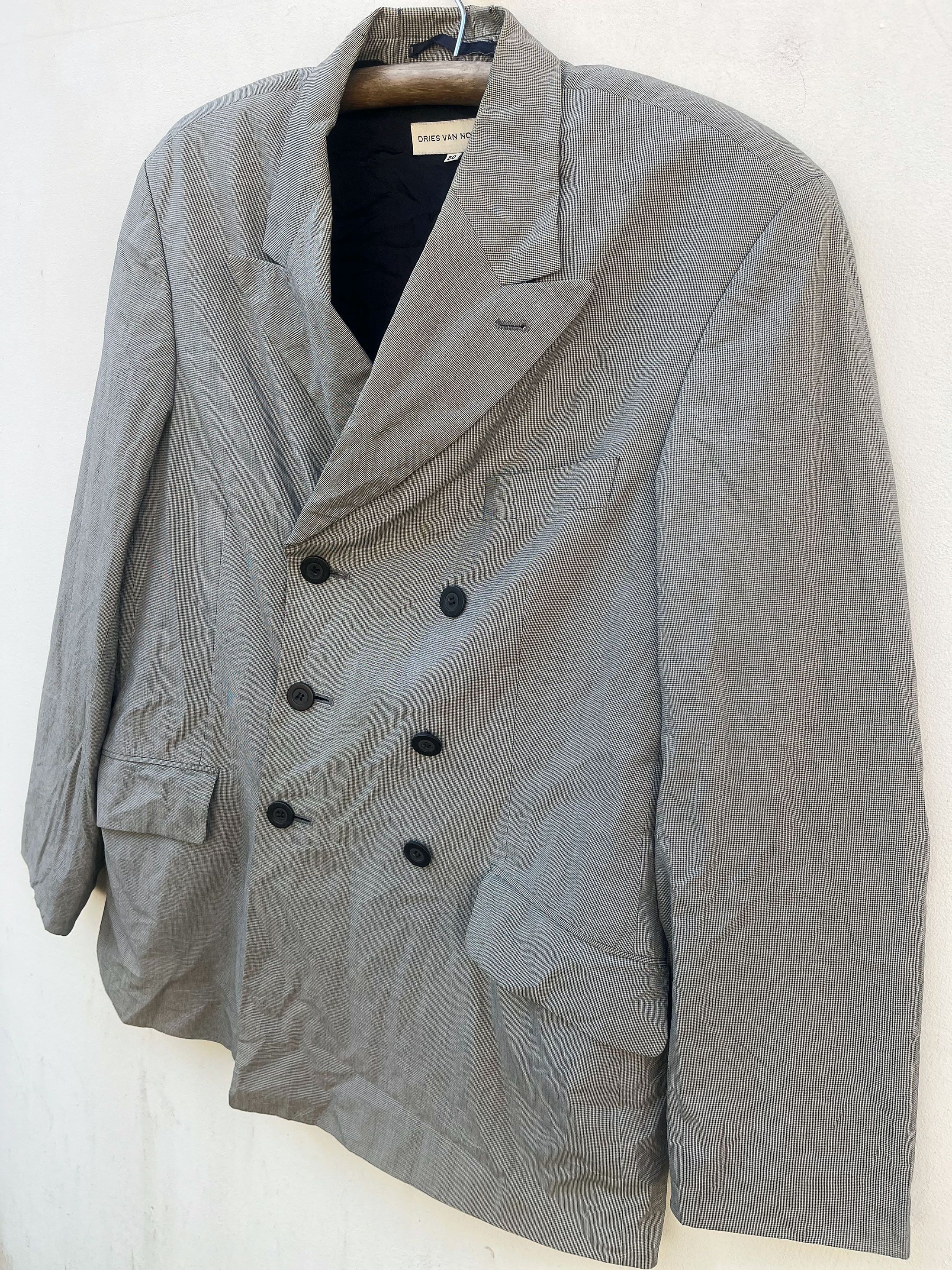 Dries Van Noten Dries Van Noten 3 Button Blazer Suit Size 50R - 2 Thumbnail