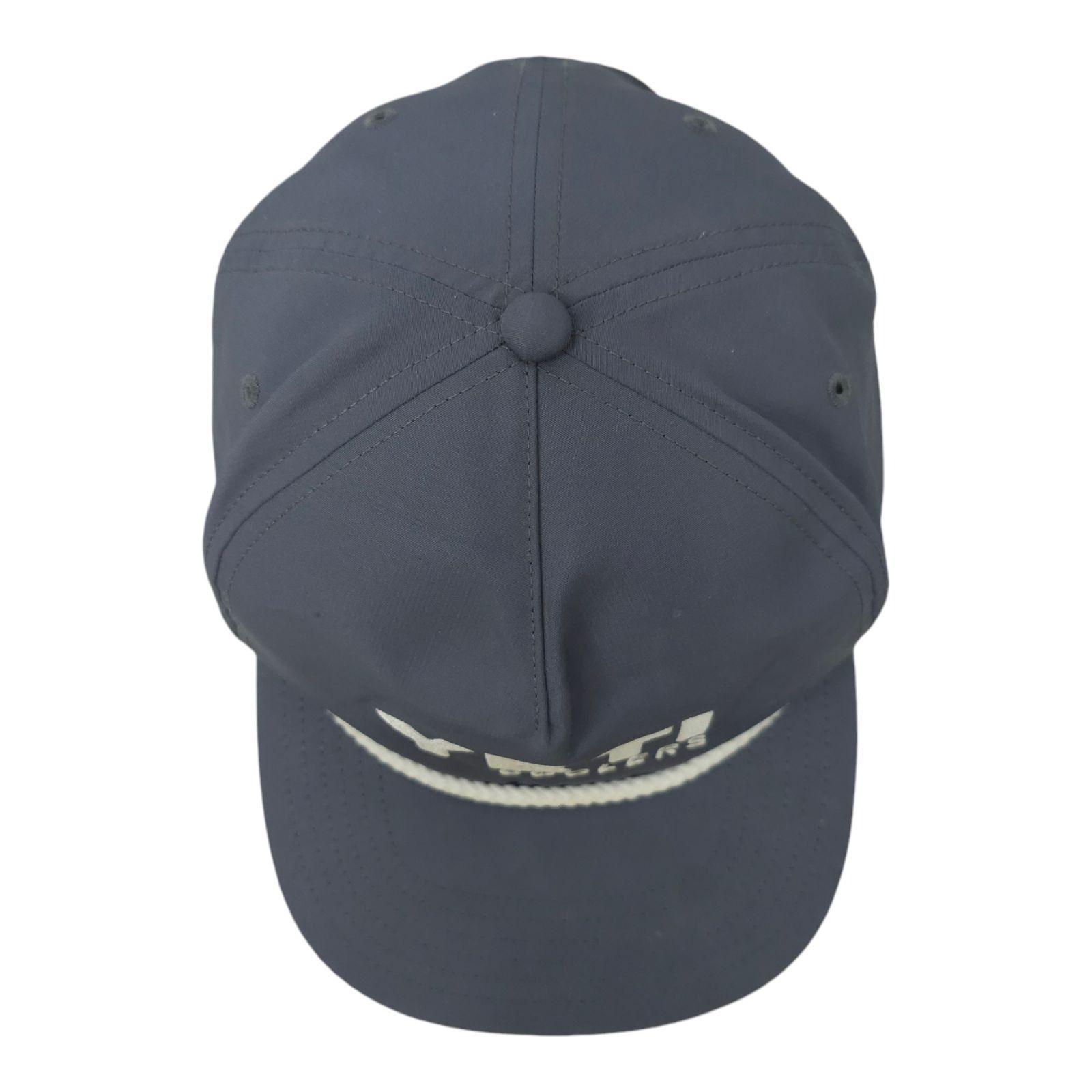 Yeti Yeti Coolers Rope Braid Embroidered Logo Gray Snapback Cap Size ONE SIZE - 8 Thumbnail