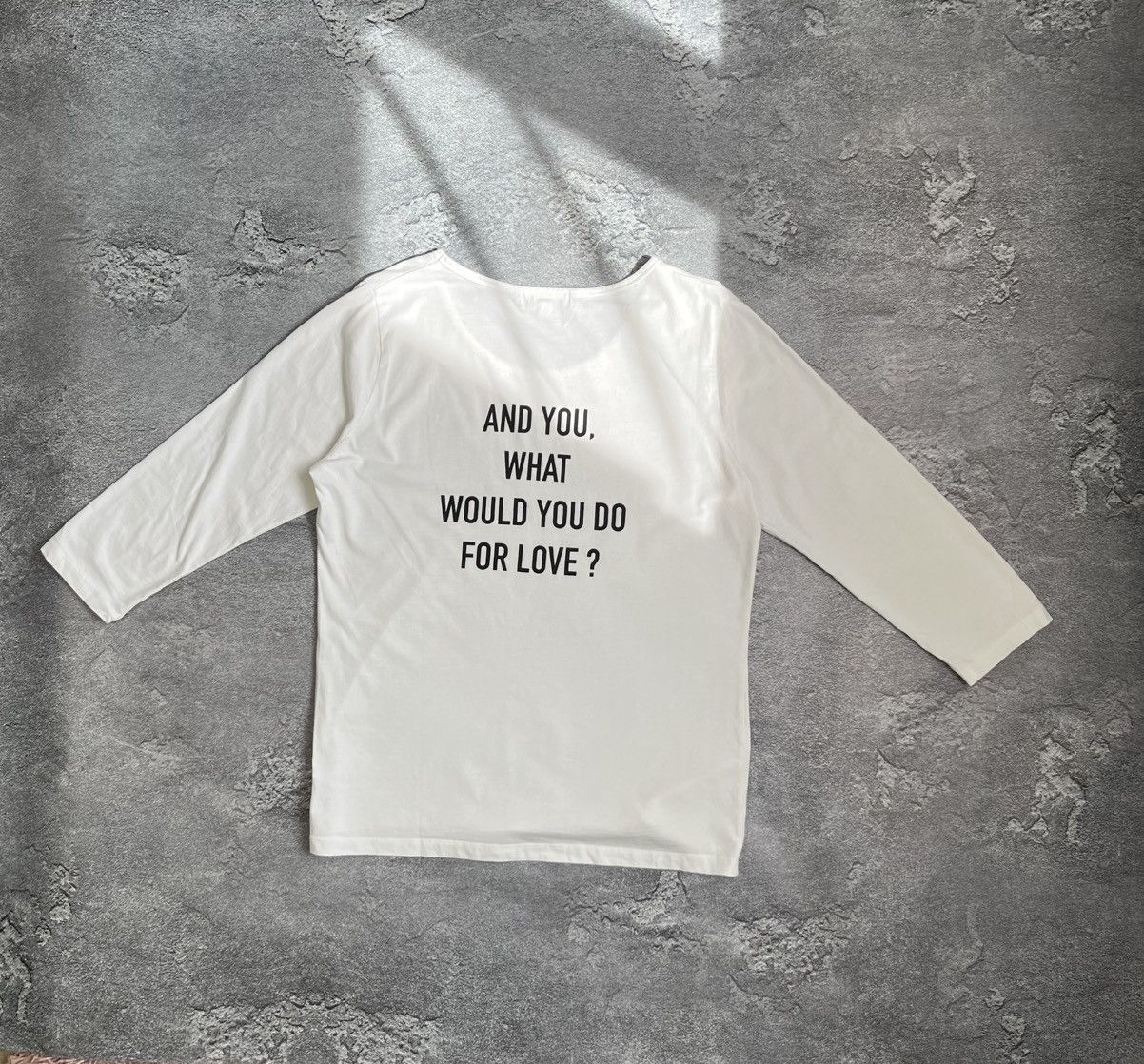 Dior Uniform “What Would You Do For A Love?” Shirt
