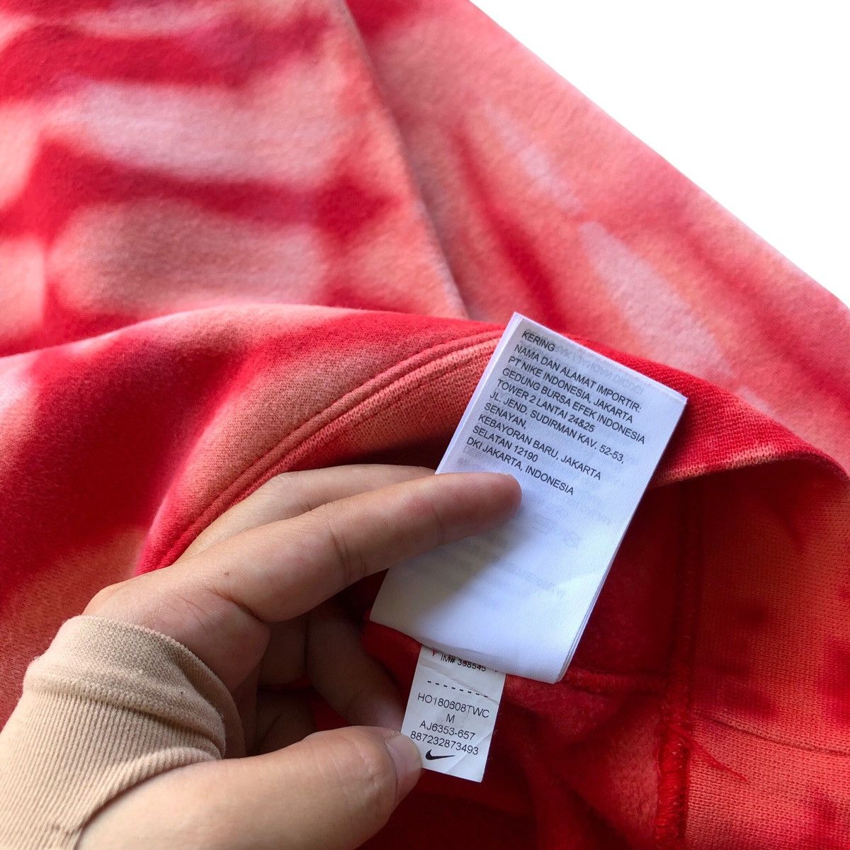 Nike NIKE bleach reworked hoodie Size US M / EU 48-50 / 2 - 9 Thumbnail