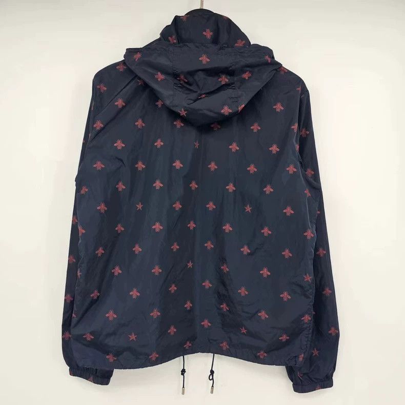 Gucci Gucci Full print bee hooded jacket 2505-Nextarrow Size US S / EU 44-46 / 1 - 2 Thumbnail