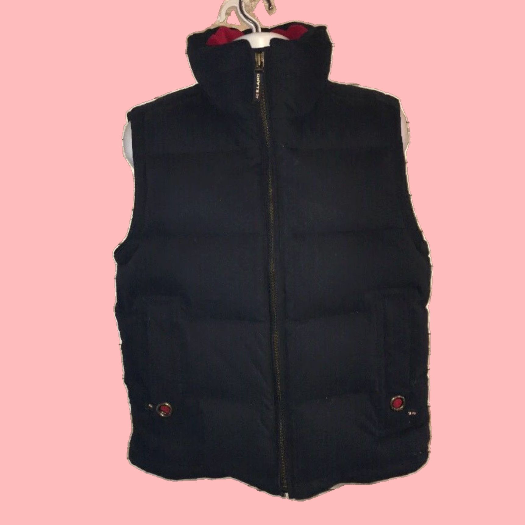 Vintage Down Insulated Full Zip Vest E.Land Mens Small Dark Outdoor Size US S / EU 44-46 / 1 - 1 Thumbnail