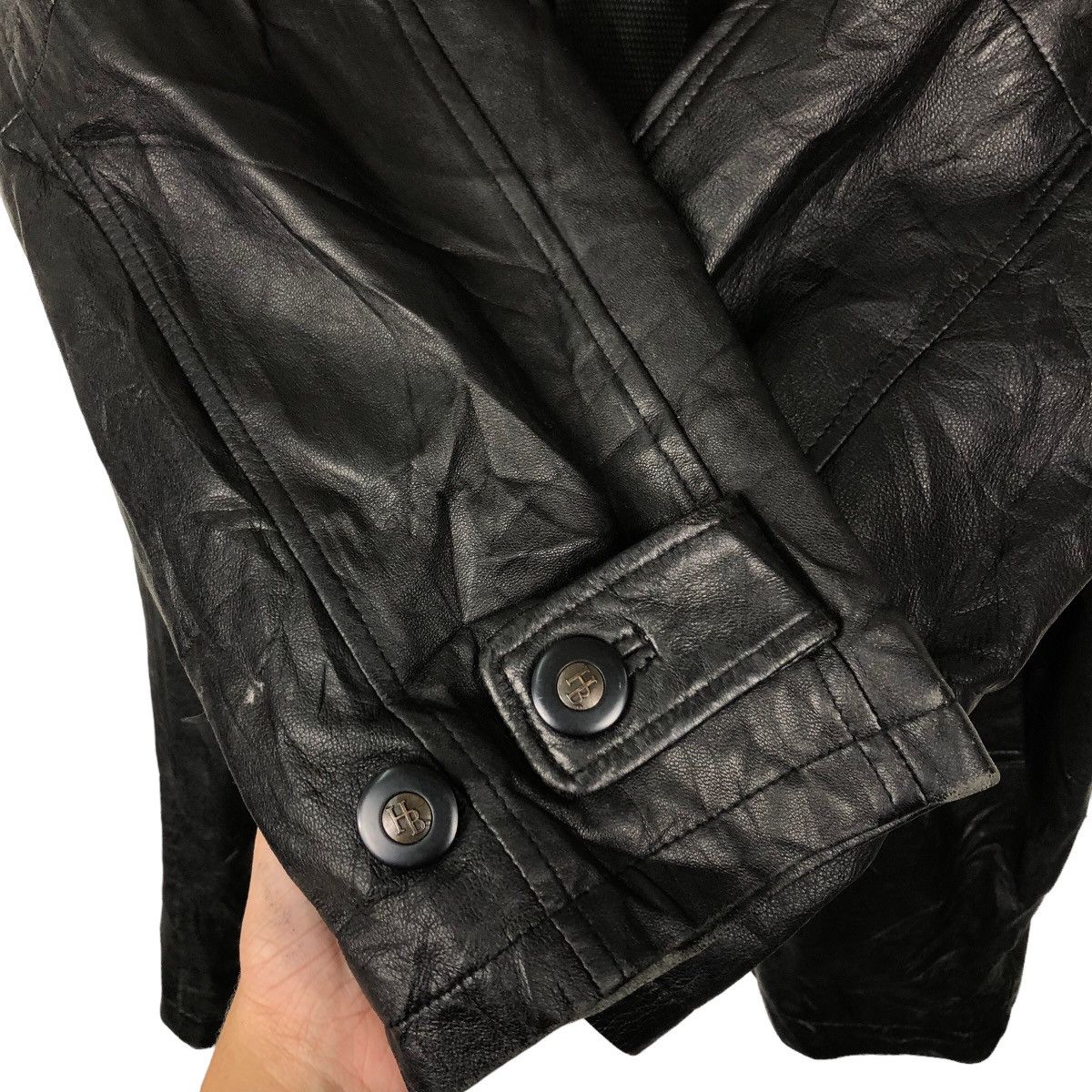 VINTAGE SOFT LEATHER LONG JACKET HUMPHREY BOGART JAPAN