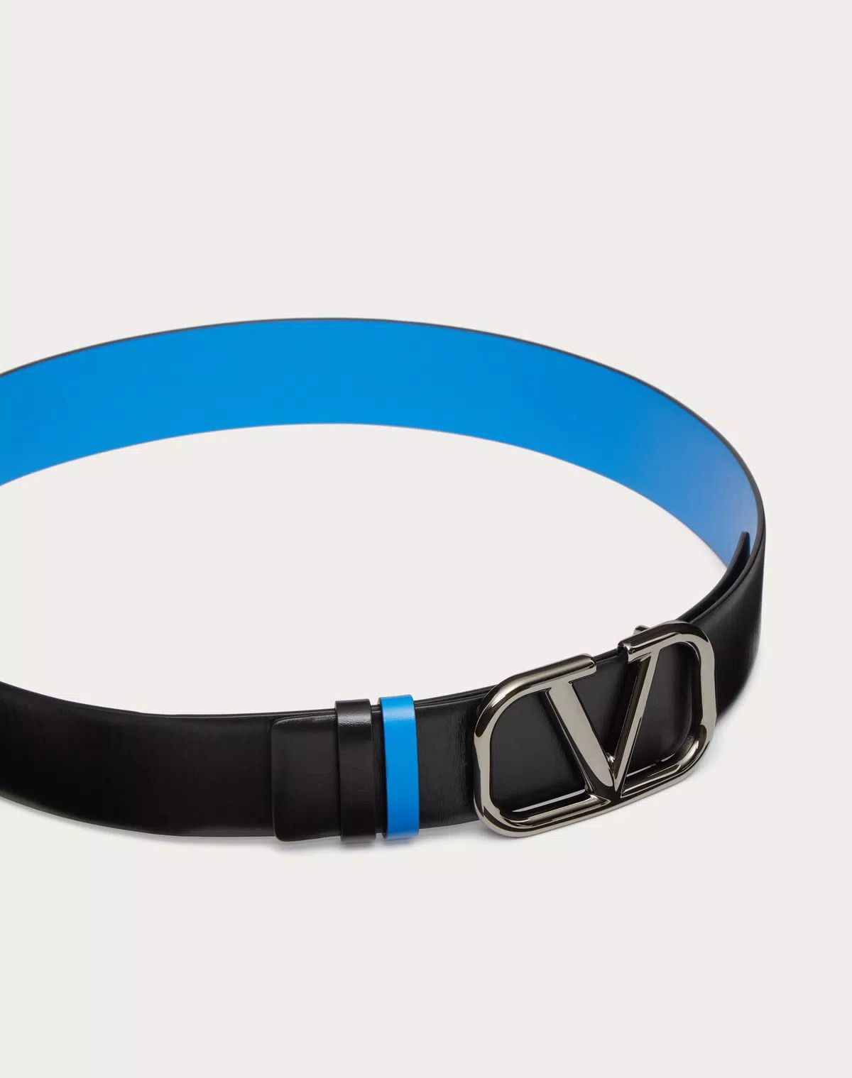 Valentino oc11z0725 Size:085/Reversible Calfskin Belt 40 Mm in Black Size ONE SIZE - 4 Thumbnail