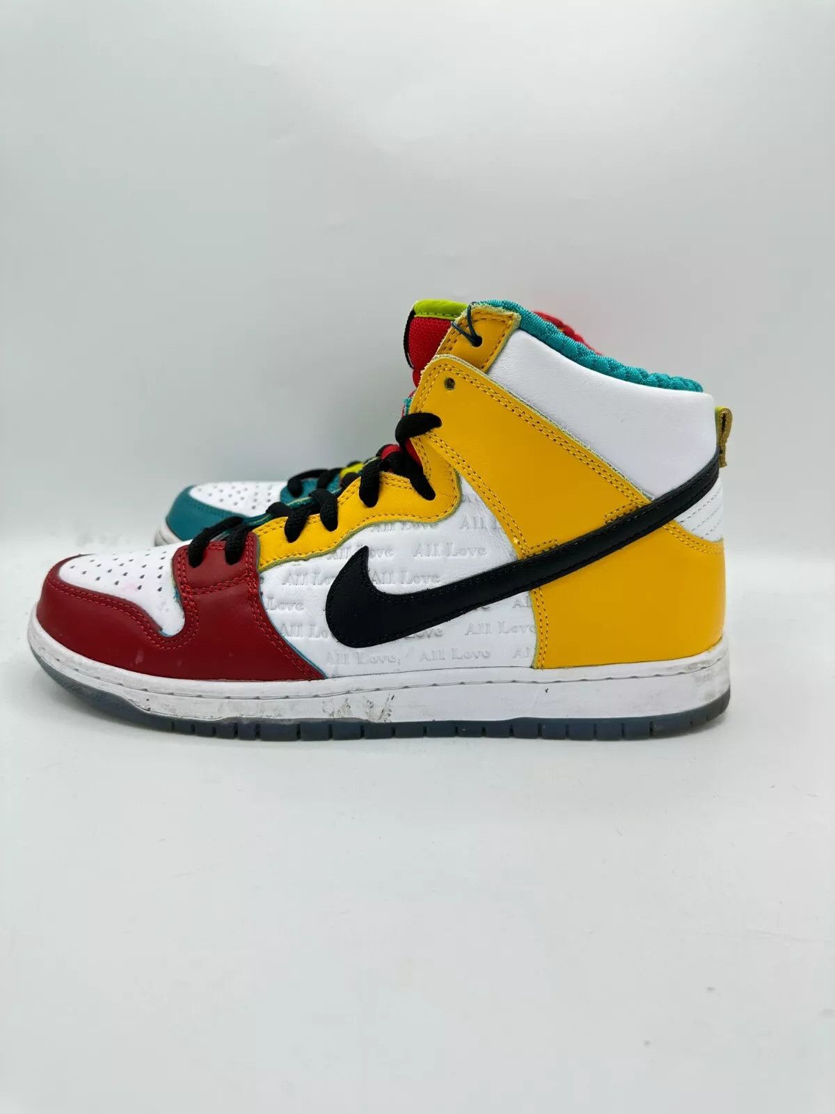 Nike SB froSkate Nike SB Dunk High Pro All Love Multicolor Size US 10 / EU 43 - 4 Thumbnail