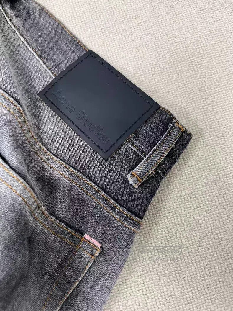 Acne Studios Acne Studios Distressed loose button-up wide-leg jeans Size US 32 / EU 48 - 2 Thumbnail