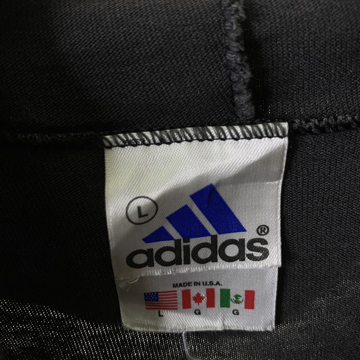 Adidas × Vintage Vintage 1990s Adidas Soccer Hooded LS Tee Size US M / EU 48-50 / 2 - 3 Thumbnail