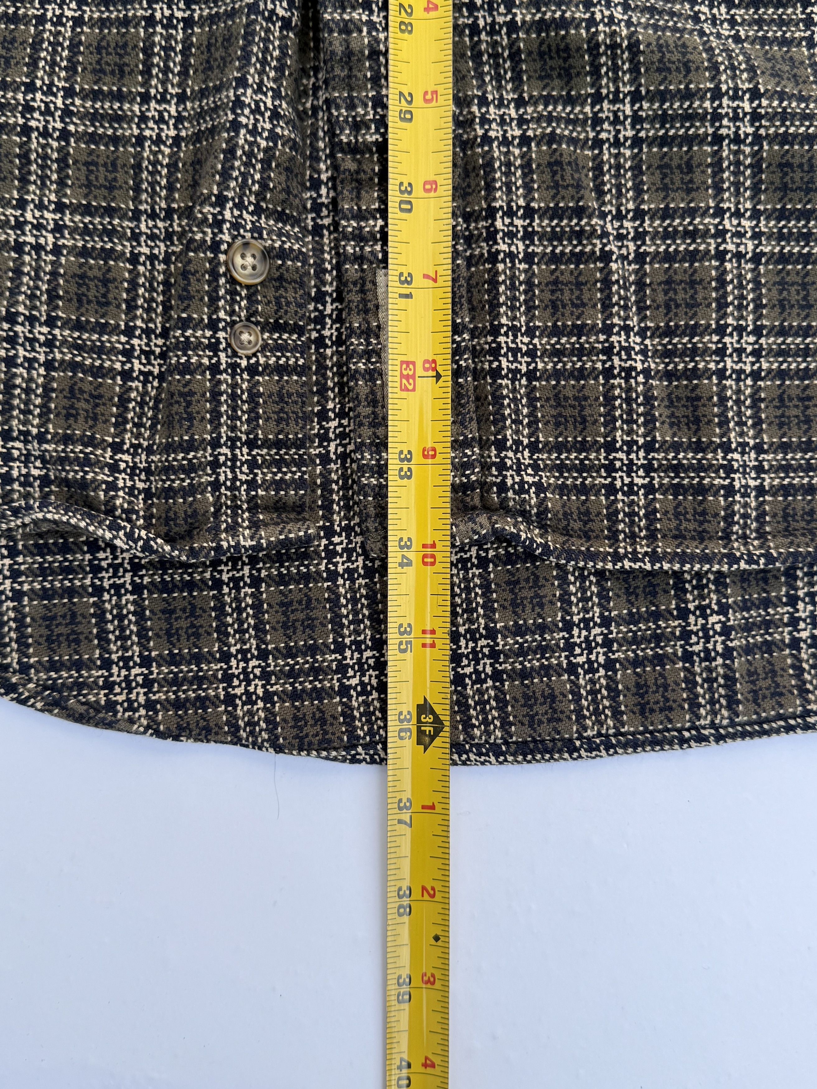Abercrombie & Fitch Abercrombie & Fitch Vintage Oversized Flannel Utility Shirt Size US XL / EU 56 / 4 - 6 Thumbnail