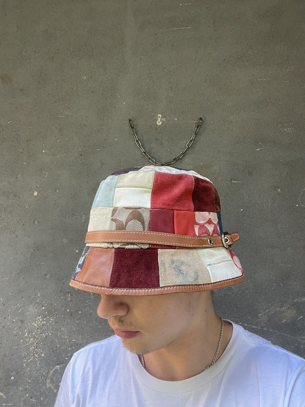 Coach × Vintage Vintage Coach Patch Work Bucket Hat Y2K Size ONE SIZE - 3 Thumbnail