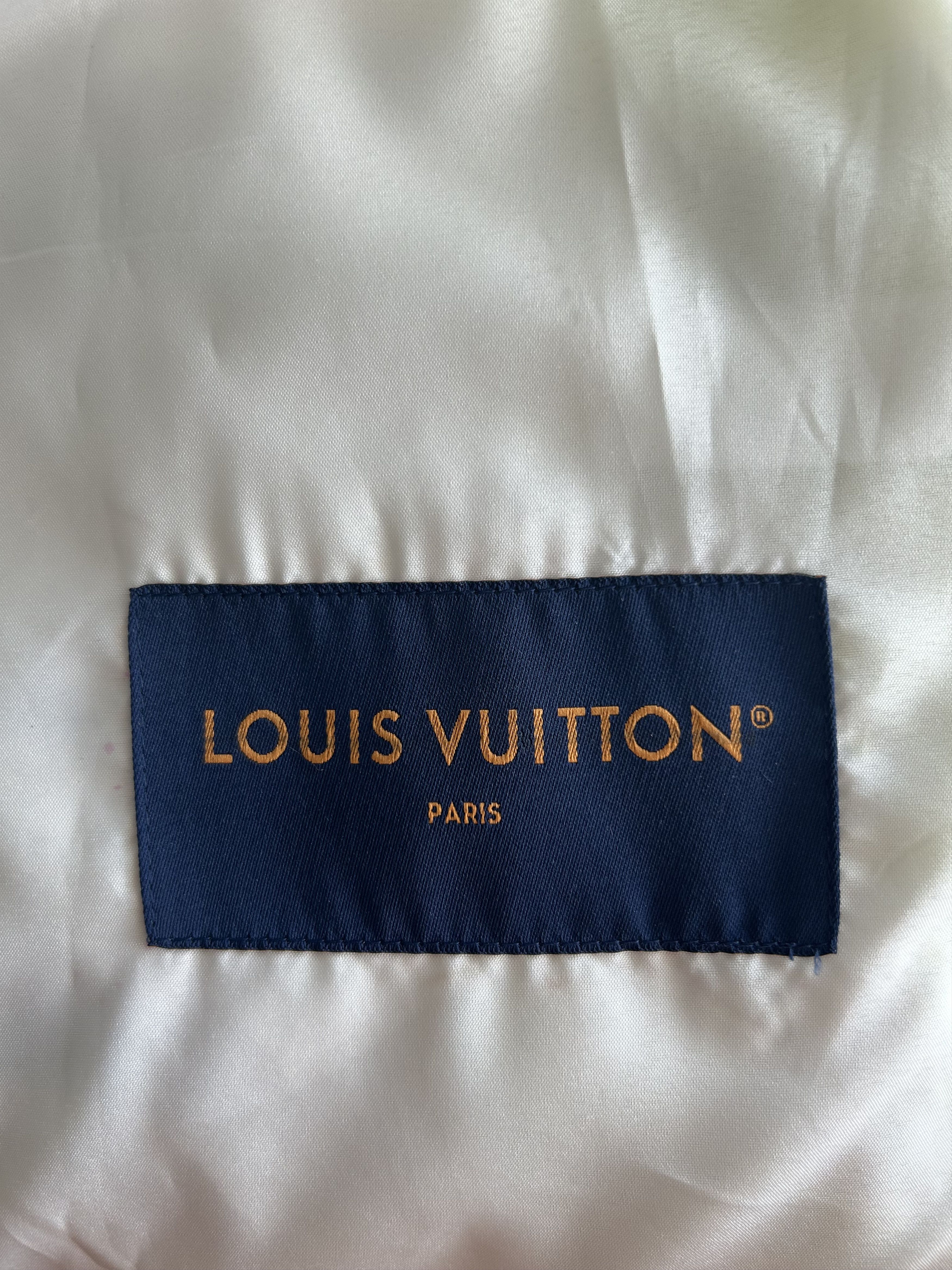 Louis Vuitton Louis Vuitton White & Yellow Shibori Monogram Windbreaker Size US XL / EU 56 / 4 - 3 Thumbnail