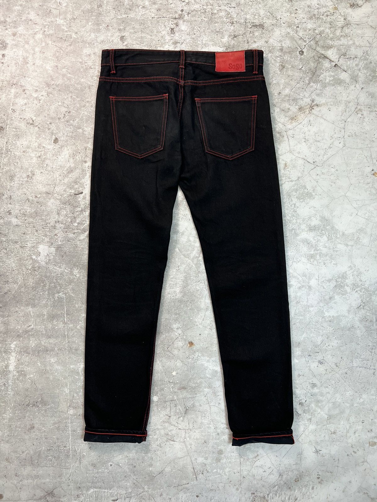 Soso selvedge red denim size 32
