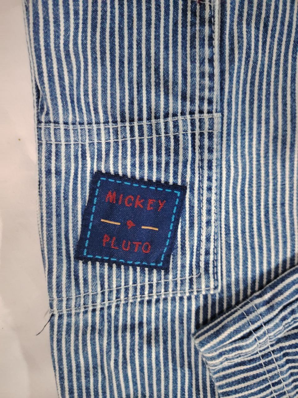 Disney Vintage 90s Disney Store Hickory Stripe Carpenter Pants Size US 30 / EU 46 - 5 Thumbnail