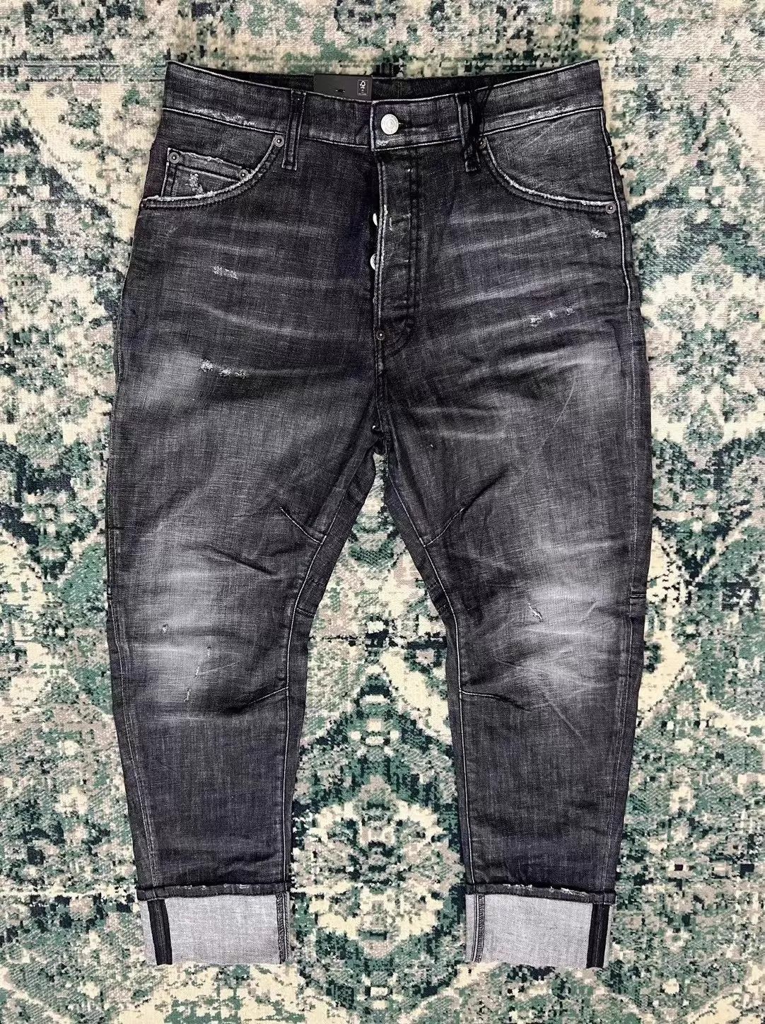 Dsquared2 Gray Distressed Denim Jeans Size 30 Size US 30 / EU 46 - 1 Thumbnail