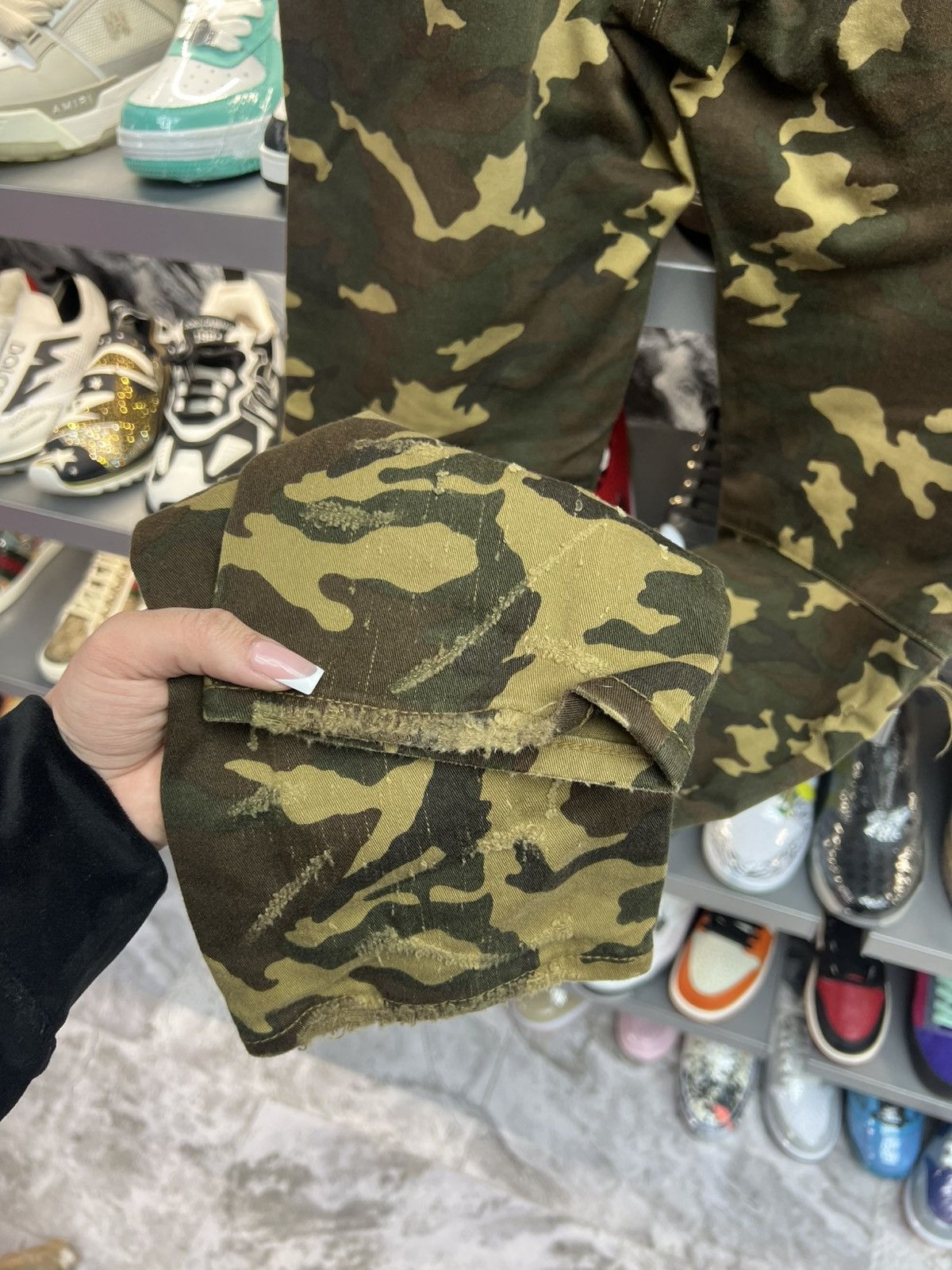 Balmain Balmain Camo Denim Jeans Size US 34 / EU 50 - 4 Thumbnail
