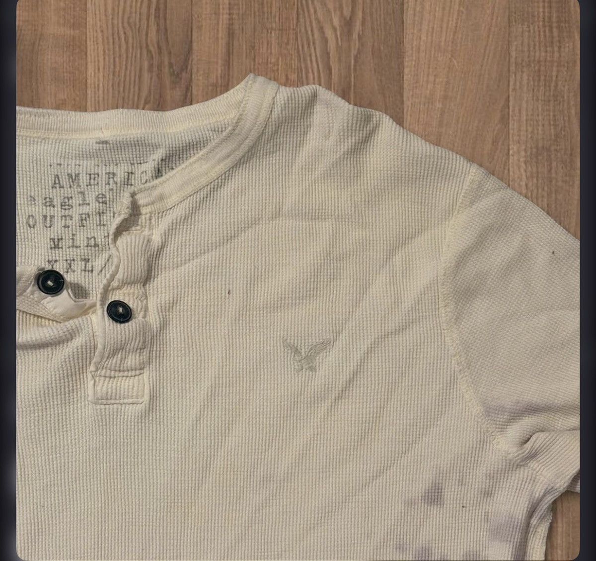 American Eagle Outfitters White American Eagle Vintage Shirt Size US XXL / EU 58 / 5 - 3 Thumbnail