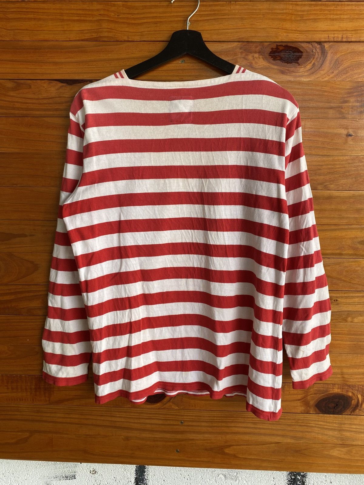 Junko Shimada Vintage Junko Shimada Red White Striped Nautical Shirt Size US M / EU 48-50 / 2 - 8 Thumbnail