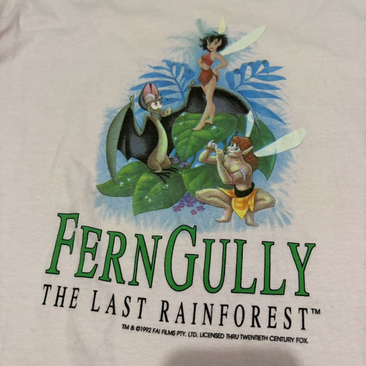 Vintage Vintage ferngully the last rainforest t-shirt Size US S / EU 44-46 / 1 - 2 Thumbnail