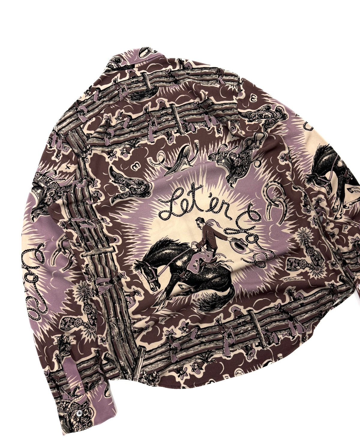 Paul Smith Paul Smith Wild West Rodeo Cowboy All Over Print Italy Size US M / EU 48-50 / 2 - 7 Thumbnail