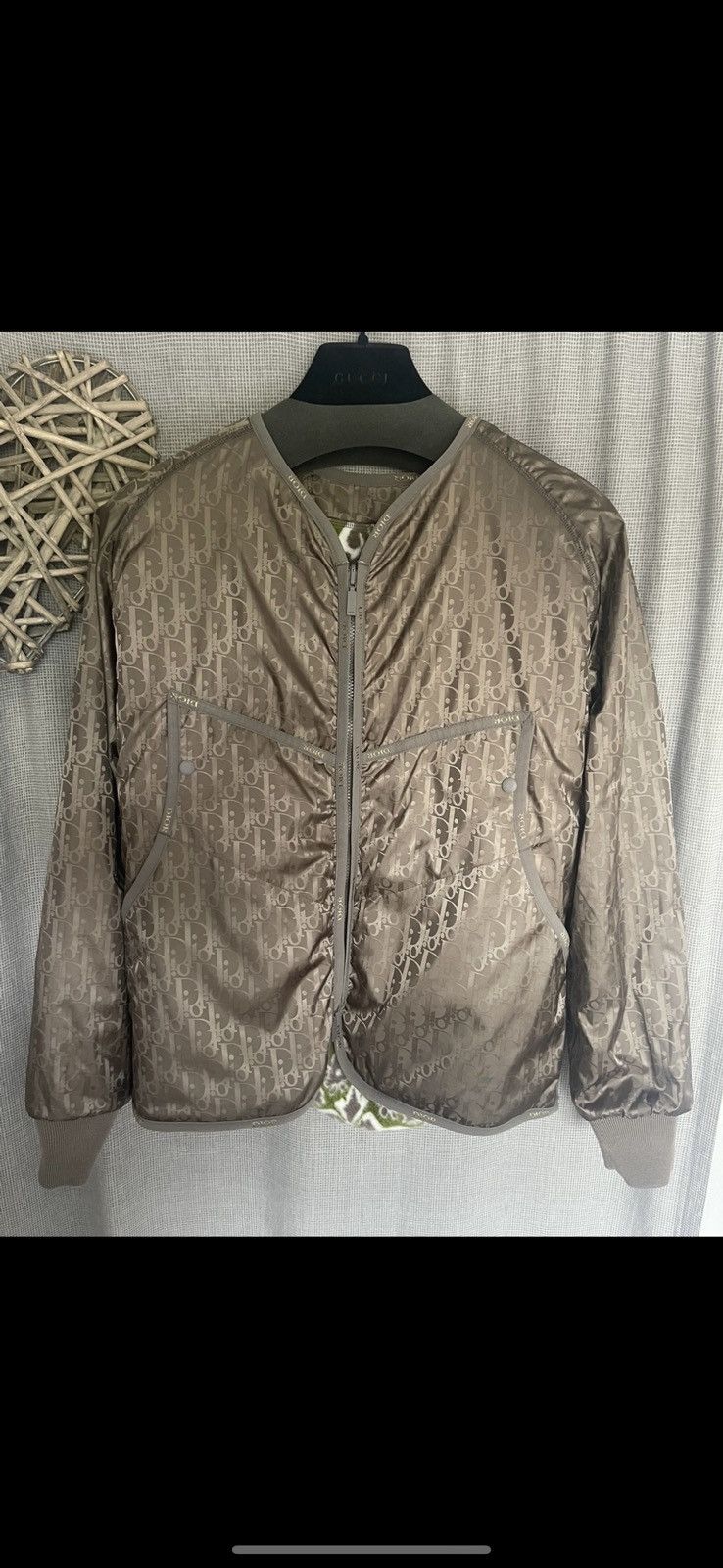 Dior Dior Reversible Blouson with Chestnut Motif Size US M / EU 48-50 / 2 - 3 Thumbnail