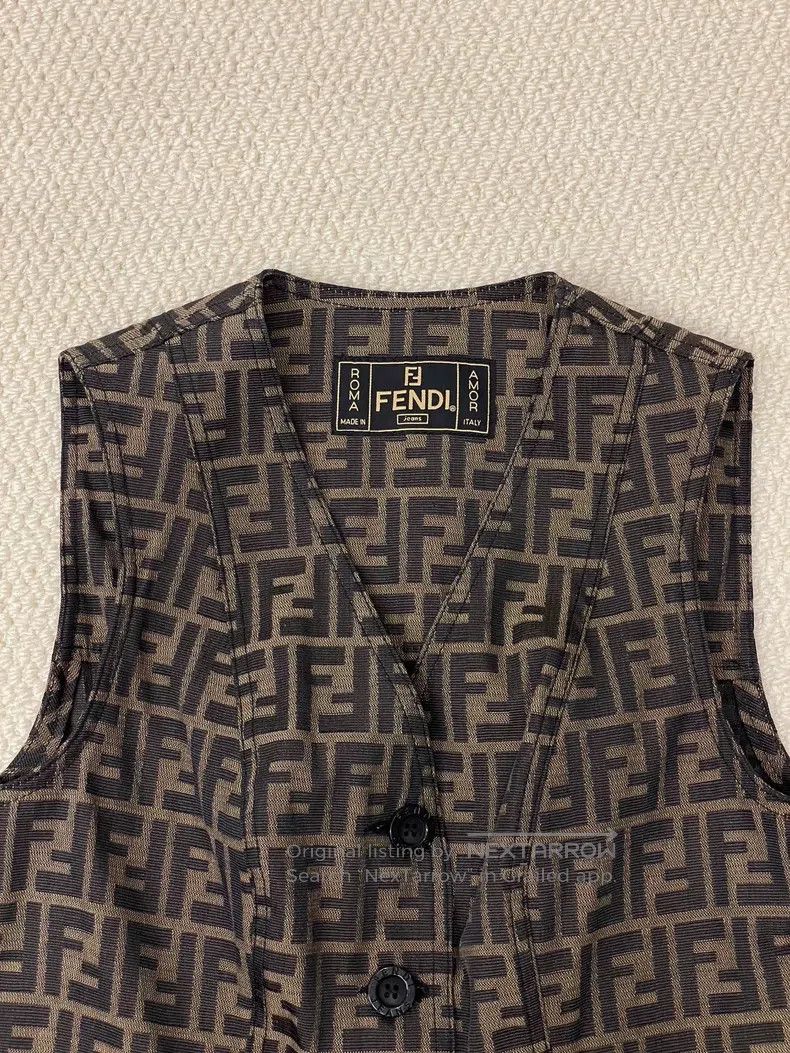 Fendi Fendi Monogram Vest Jacket Size XS / US 0-2 / IT 36-38 - 3 Thumbnail