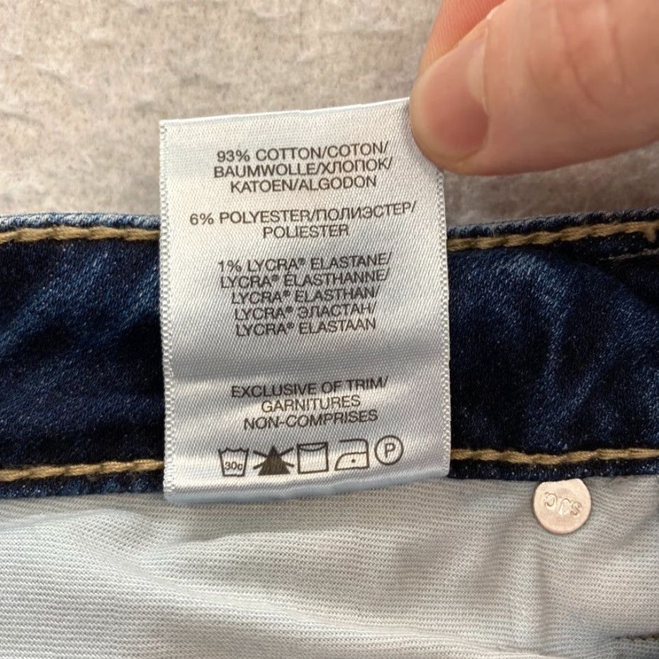 Silver Jeans Co. Silver Jeans Suki Capri Jeans Women's 26 Dark Wash Blue Denim Slim Leg Cropped Capri Size 26" / US 2 / IT 38 - 7 Thumbnail