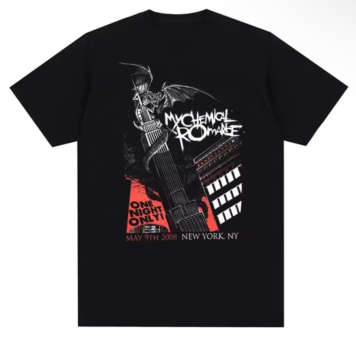 Other Streetwear Retro Chemical Romance Print Soft T-Shirt Punk Size US L / EU 52-54 / 3 - 1 Thumbnail
