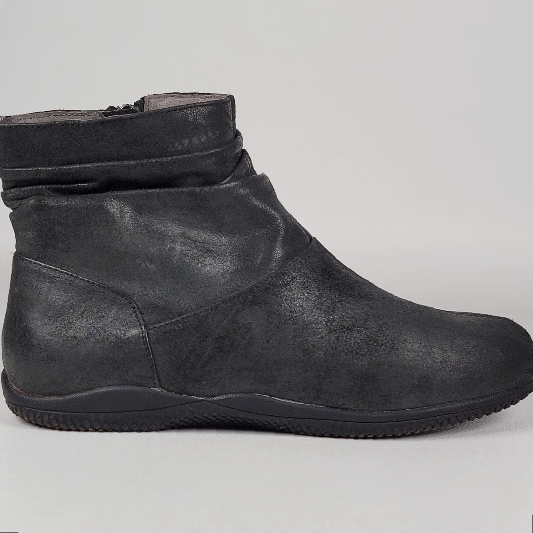 Vintage SoftWalk Hanover Boot Women’s Size 8.5 Luggage Weathered Black Leather Size US 9 / IT 39 - 3 Thumbnail