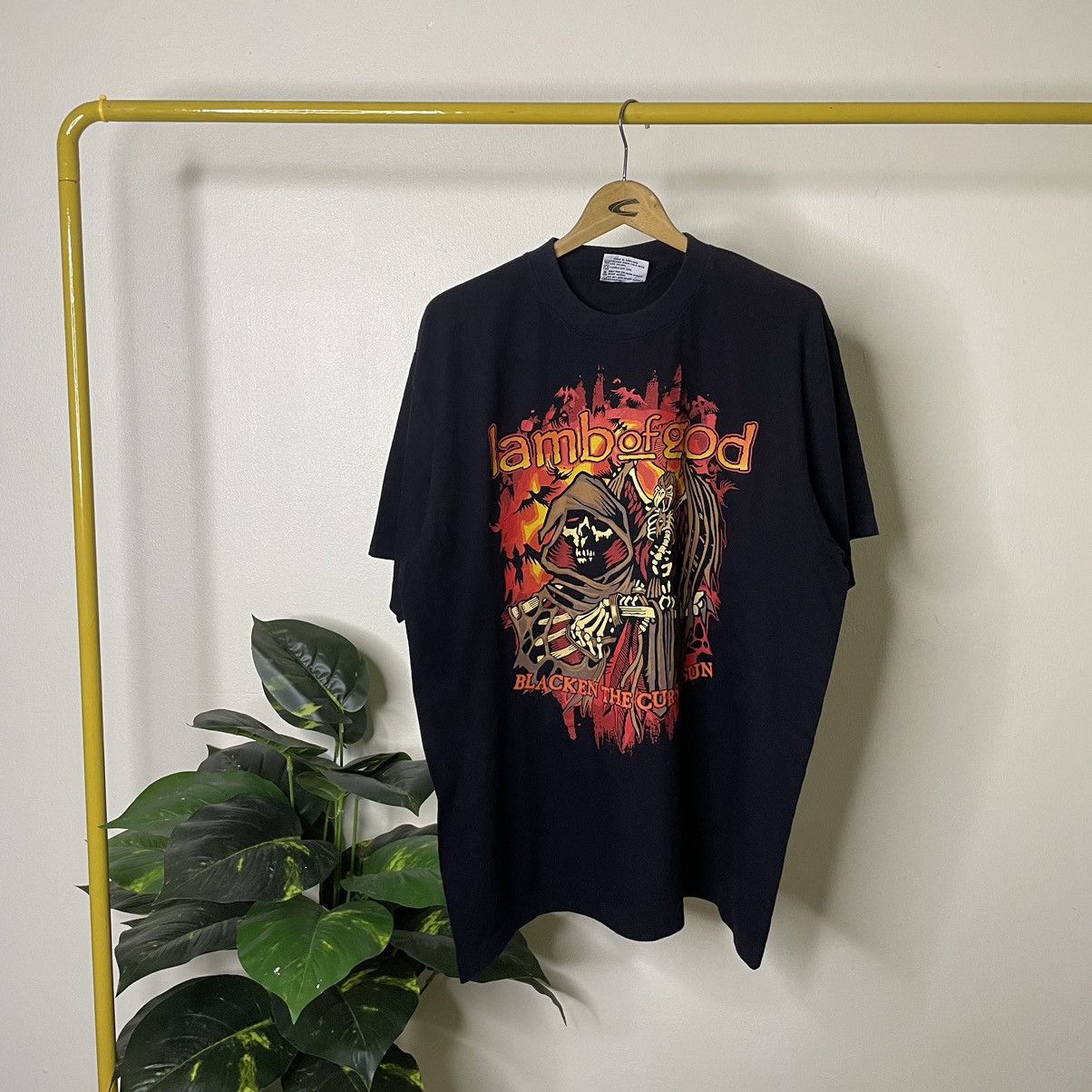 Band Tees × Vintage Vintage 2000s Lamb of God American Heavy Metal Band T Shirt Size US XL / EU 56 / 4 - 1 Thumbnail