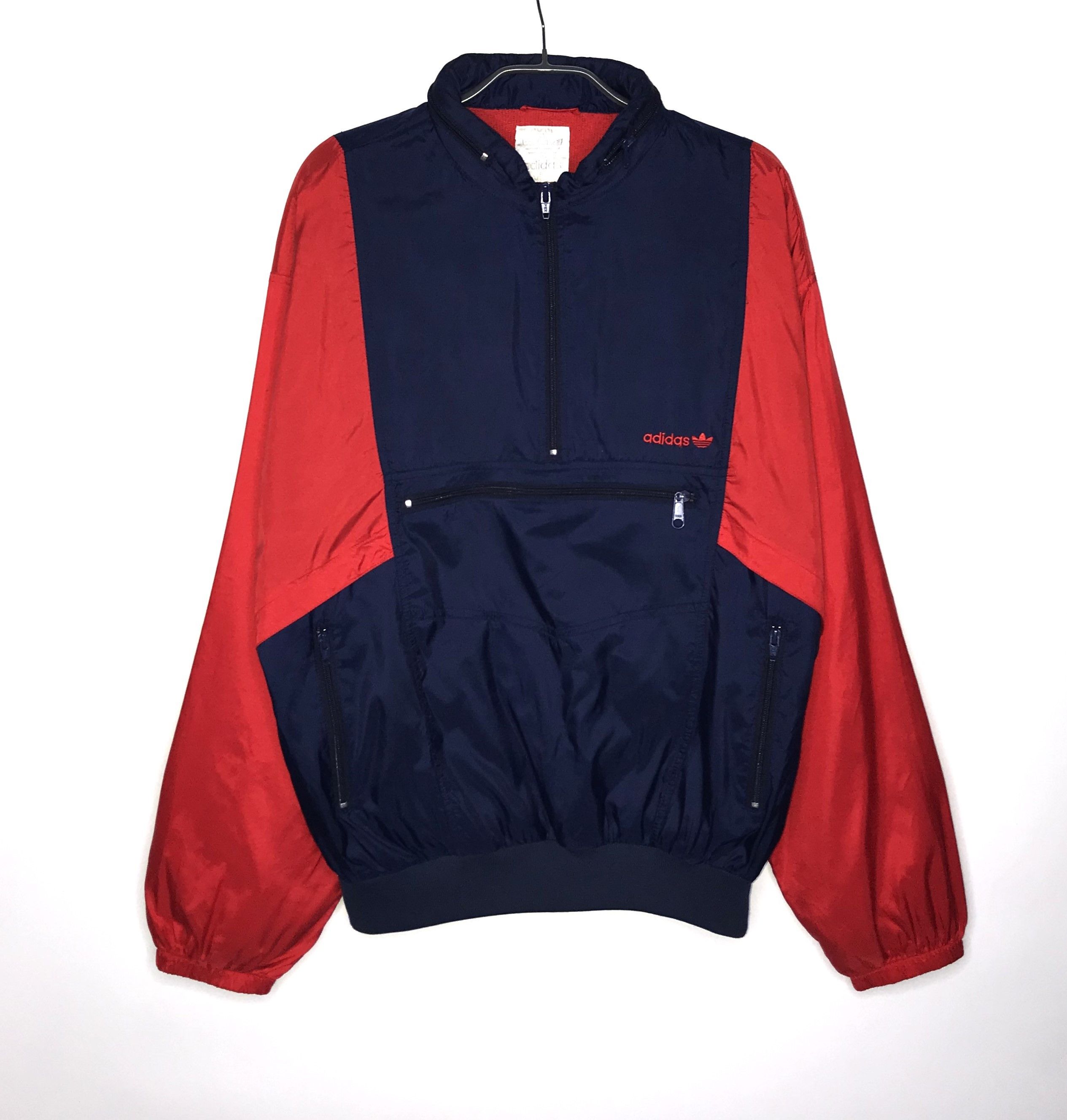Adidas Adidas Vintage 1/3 Zip Jacket Pullover Mens Sz M Size US M / EU 48-50 / 2 - 1 Thumbnail