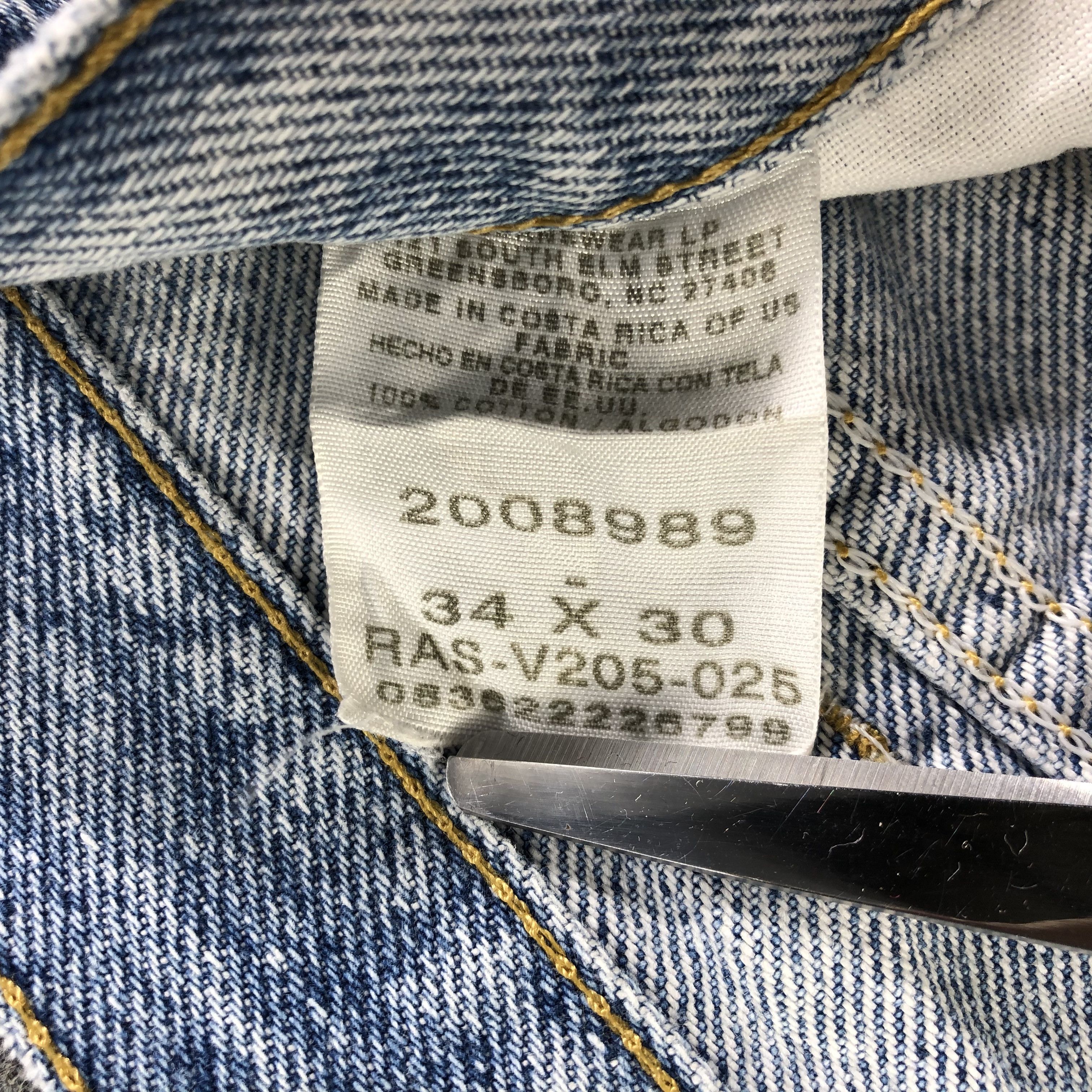 Lee Vintage Blue Wash Lee Jeans-J2889 Size US 34 / EU 50 - 12 Thumbnail