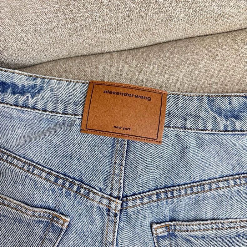 Alexander Wang Alexander Wang High-Waist Denim Shorts- Size 27" / US 4 / IT 40 - 6 Thumbnail
