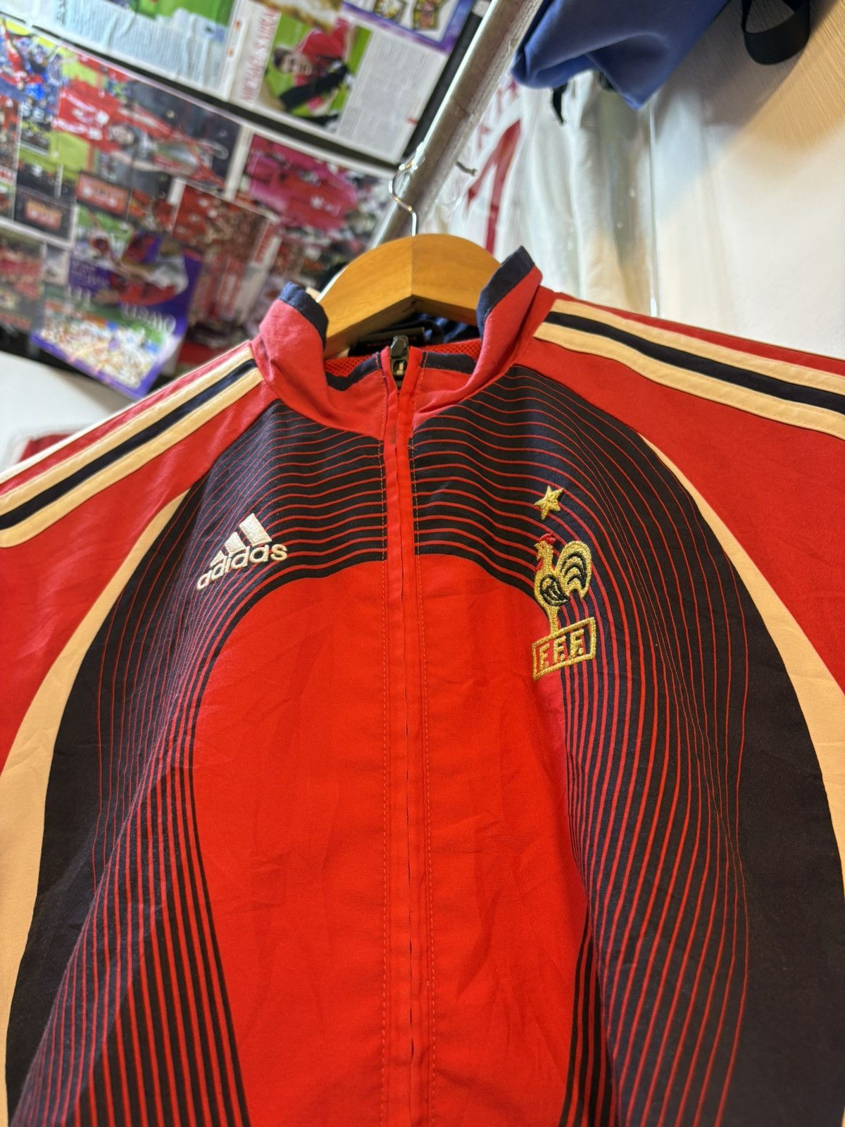 Adidas Vintage Y2K France Football Tracksuit Size US S / EU 44-46 / 1 - 2 Thumbnail