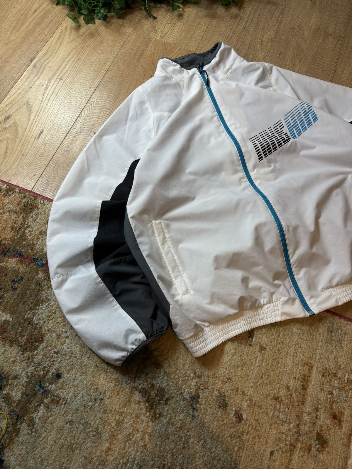 Nike 00s Nike Air Vintage Nylon Oversized Drill Jacket Rare Y2K Size US XXL / EU 58 / 5 - 3 Thumbnail