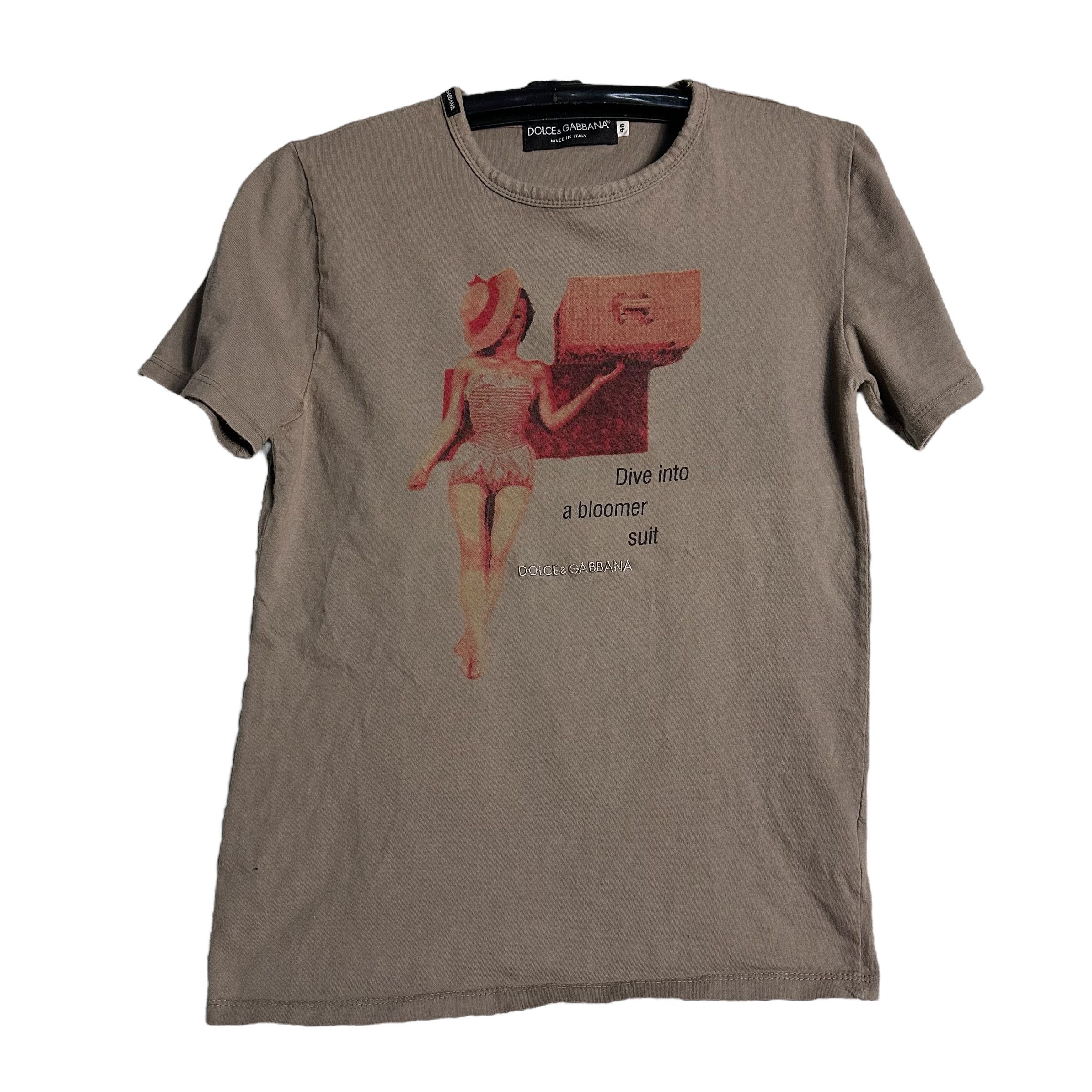 Dolce & Gabbana 🔥RARE🔥Vintage Dolce & Gabbana D&G Spell Out T-shirt Size XL / US 12-14 / IT 48-50 - 1 Thumbnail