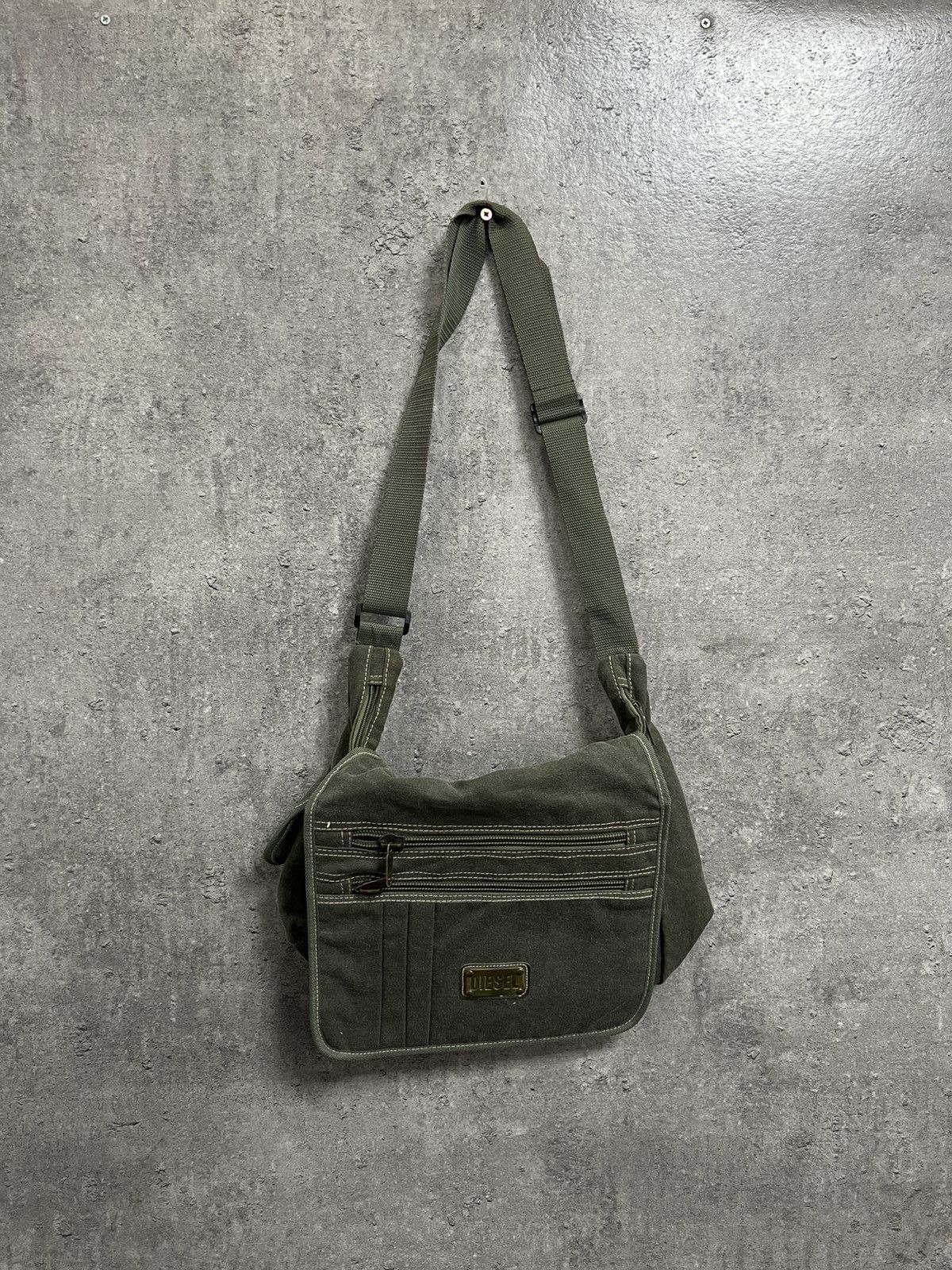 Vintage Diesel Bag Multipocket Avant Garde Japanese Y2K Rare