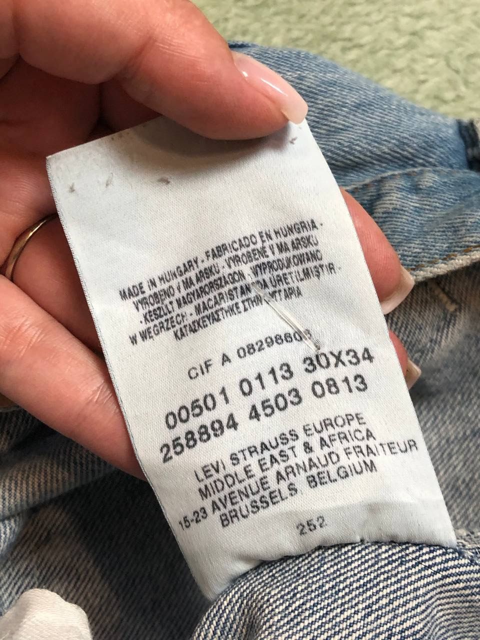 Levi's Vintage Levi's 501 Straight Fit Denim Jeans Size 30 Size 30" / US 8 / IT 44 - 4 Thumbnail