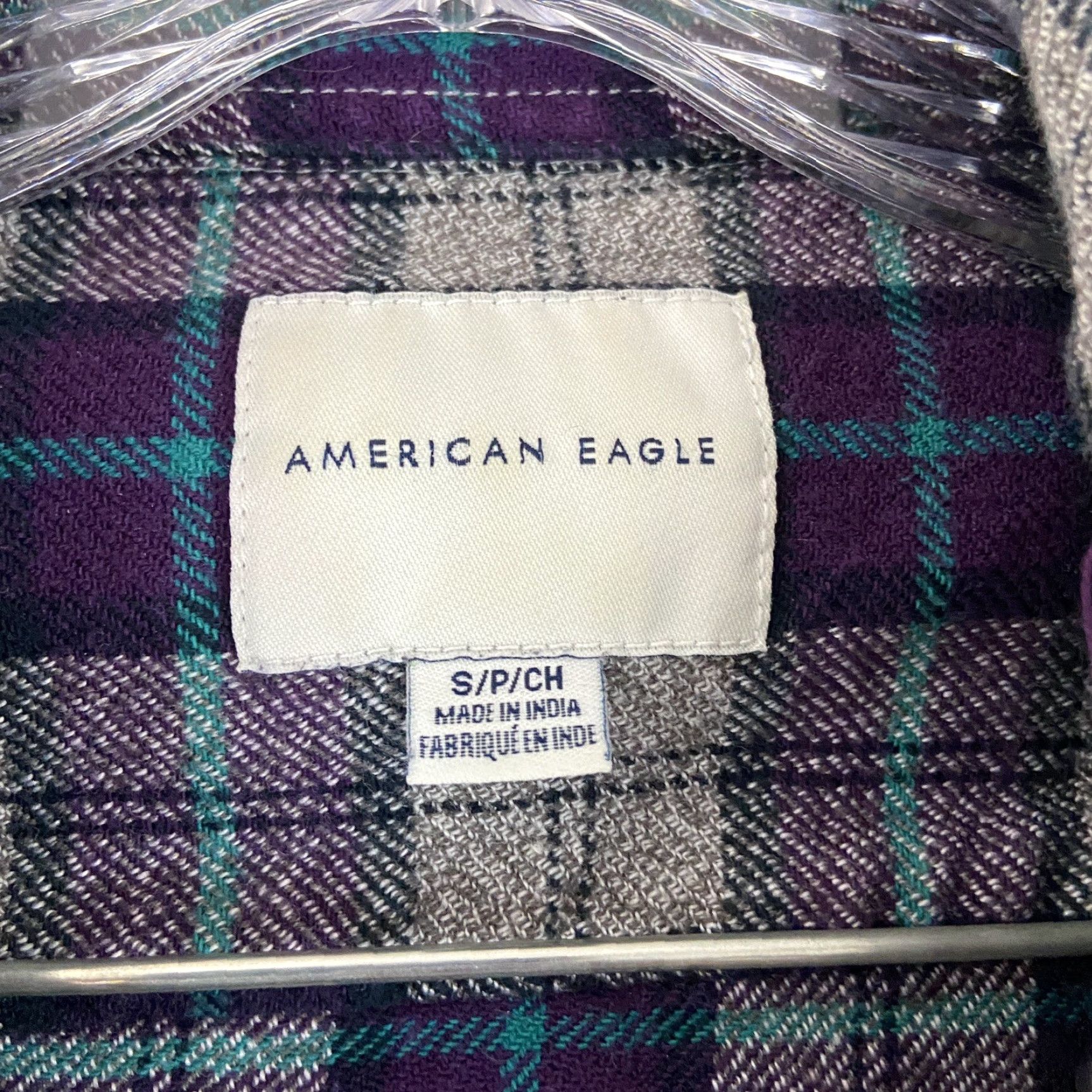 American Eagle Outfitters American Eagle Outfitters Button-Up Shirt Women S Multicolor Plaid Long Sleeve Womens Size S / US 4 / IT 40 - 6 Thumbnail