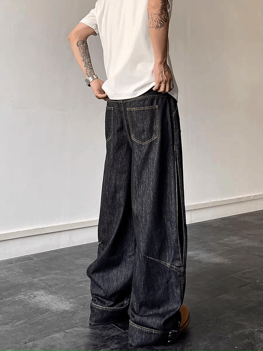 Japanese Brand × Vintage Vintage Hip Hop Loose Casual Jeans Size US 28 / EU 44 - 3 Thumbnail