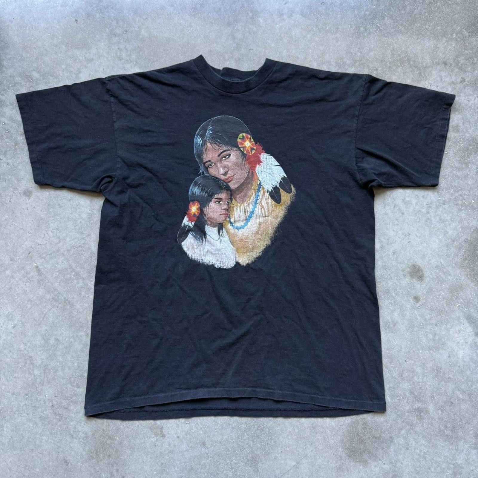 Native Native “American Thunder Without The Thunder ” Faded TShirt Size US XL / EU 56 / 4 - 1 Thumbnail