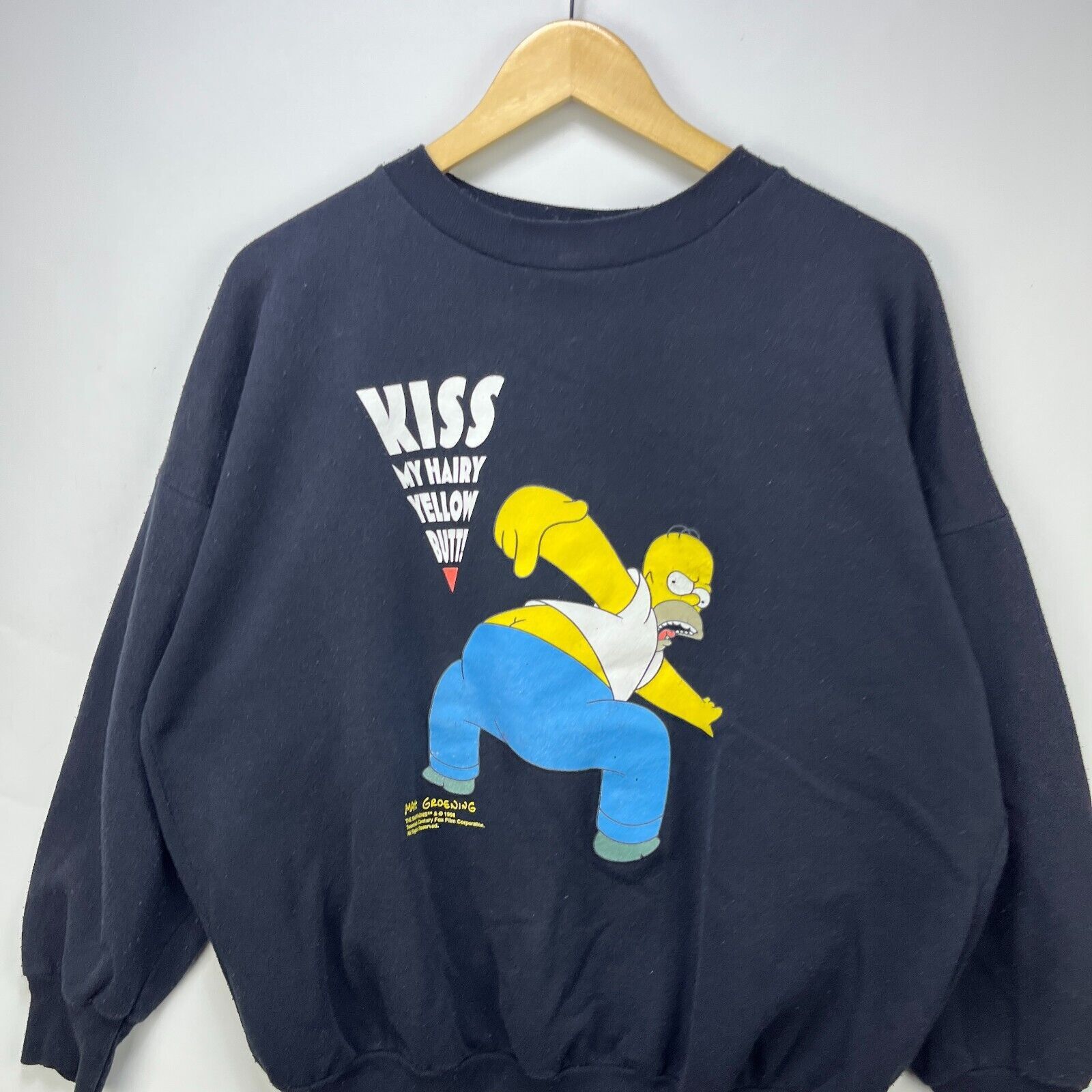 The Simpsons × Vintage Vintage 90s Homer Simpson Sweatshirt Large XL Kiss MY Size US L / EU 52-54 / 3 - 2 Thumbnail