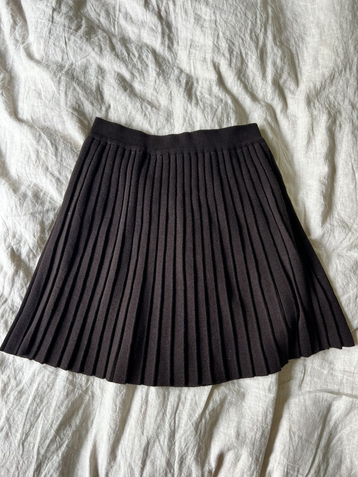 Weekend Max Mara Pleated wood blend pleated Max Mara skirt Size 28" / US 6 / IT 42 - 1 Thumbnail