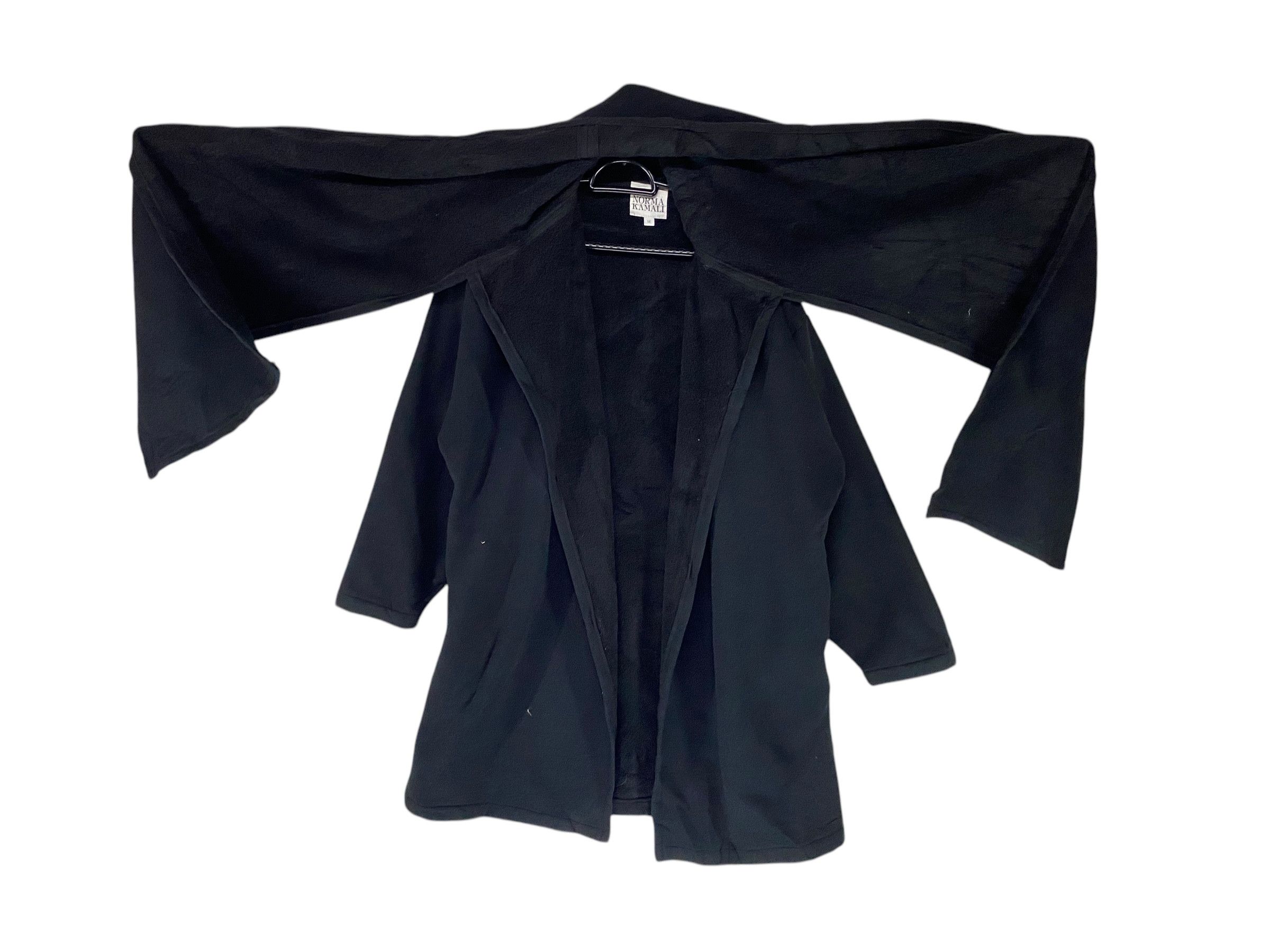 Other 1980s Norma Kamali shawl scarf hoodie wrap coat Size US M / EU 48-50 / 2 - 3 Thumbnail