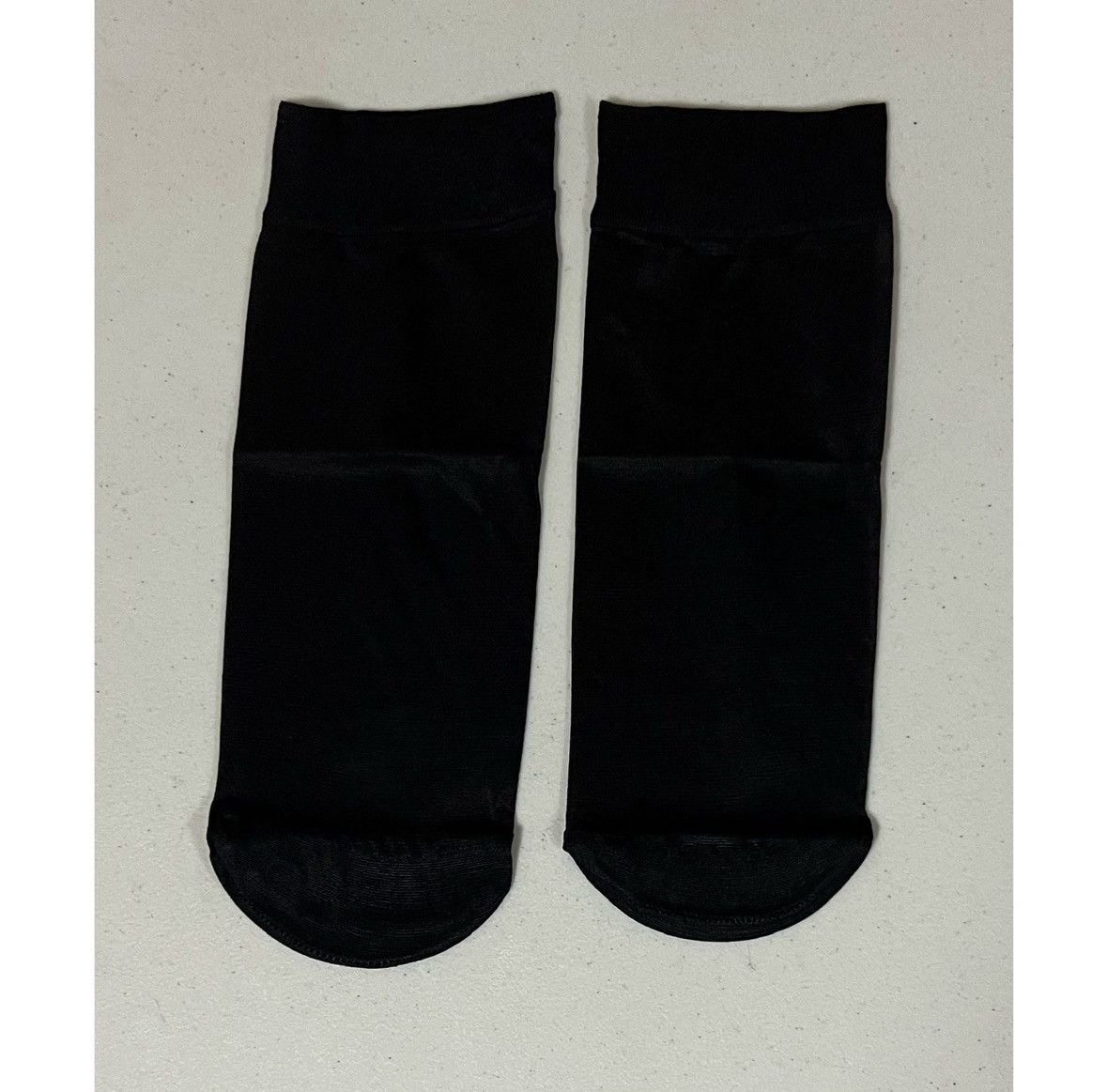 Vintage Black Sheer Anklets Ankle Socks Hosiery Lingerie 🖤 #socks Size ONE SIZE - 1 Thumbnail