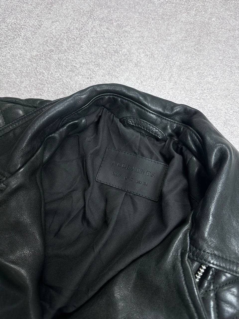 Allsaints Vintage Allsaints Genuine Leather Jacket US 2 Size XS / US 0-2 / IT 36-38 - 5 Thumbnail
