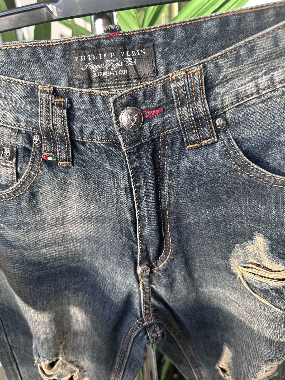 Philipp Plein Philipp Plein Illegal fight club Jeans Size US 30 / EU 46 - 7 Thumbnail