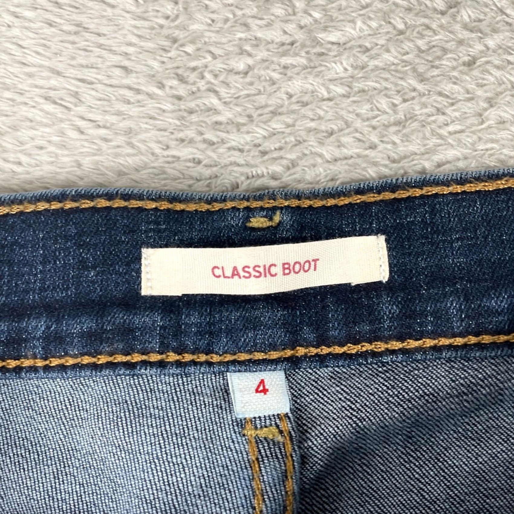 Levi's Levis Jeans Womens 4 28x28 Bootcut Dark Wash Denim Y2K Cowgirl Rodeo Size 27" / US 4 / IT 40 - 3 Thumbnail